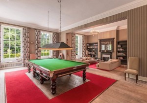 The Billiard Room at Blervie House