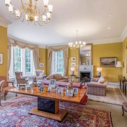 The Gold Sitting Room at Blervie House
