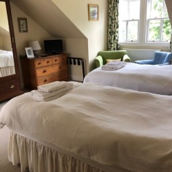 Braefield Bed and Breakfast twin guest bedroom
