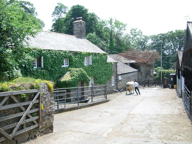 Burnville House, the farmhouse Farmyard