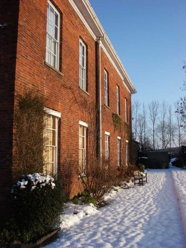 Glebe House Muston B&B in winter