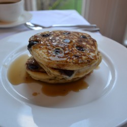 Breakfast Blueberry Pancakes at Glendon House B&B