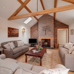 Wrackleford estate Langford Valley Barn self catering sitting room