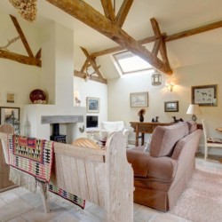 Manor House Farm, Garden Cottage living room