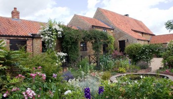 The Barn Exterior and Garden