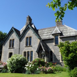 The Old Vicarage Powys bed and breakfast garden