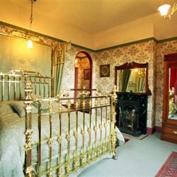 The Old Vicarage Powys bed and breakfast double room