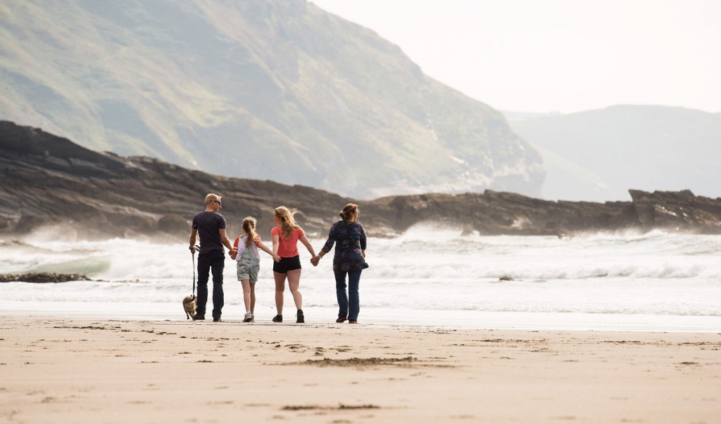 Trevigue Farm and private beach by the sea