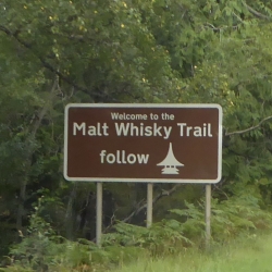 The Malt Whisky Trail near Blervie House