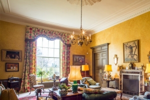 The drawing room at Cardross