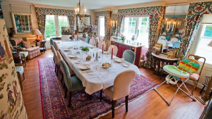The Dean Bandb Longniddry guest dining room