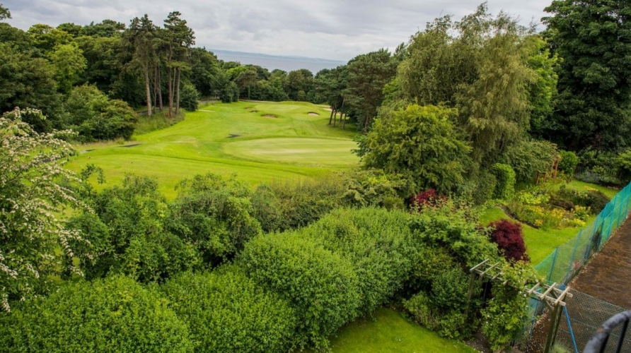 The Dean Bandb Longniddry view of golf course