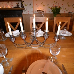 Derwent House self-catering Dining table