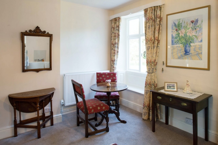 Lower Wythall B&B guest seating area