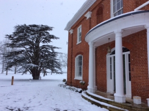 Reymerston Hall in winter